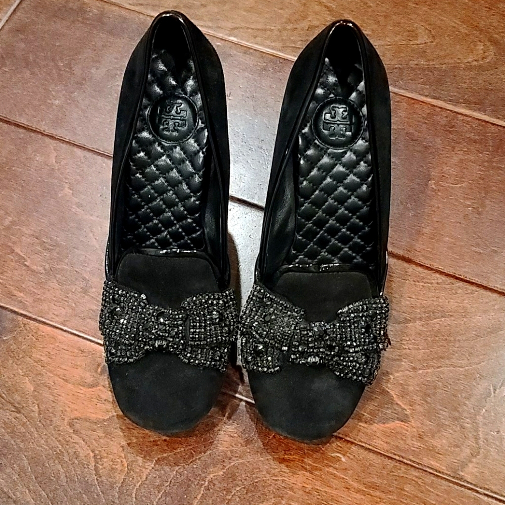 Tory Burch Pumps Size 6 black Suede